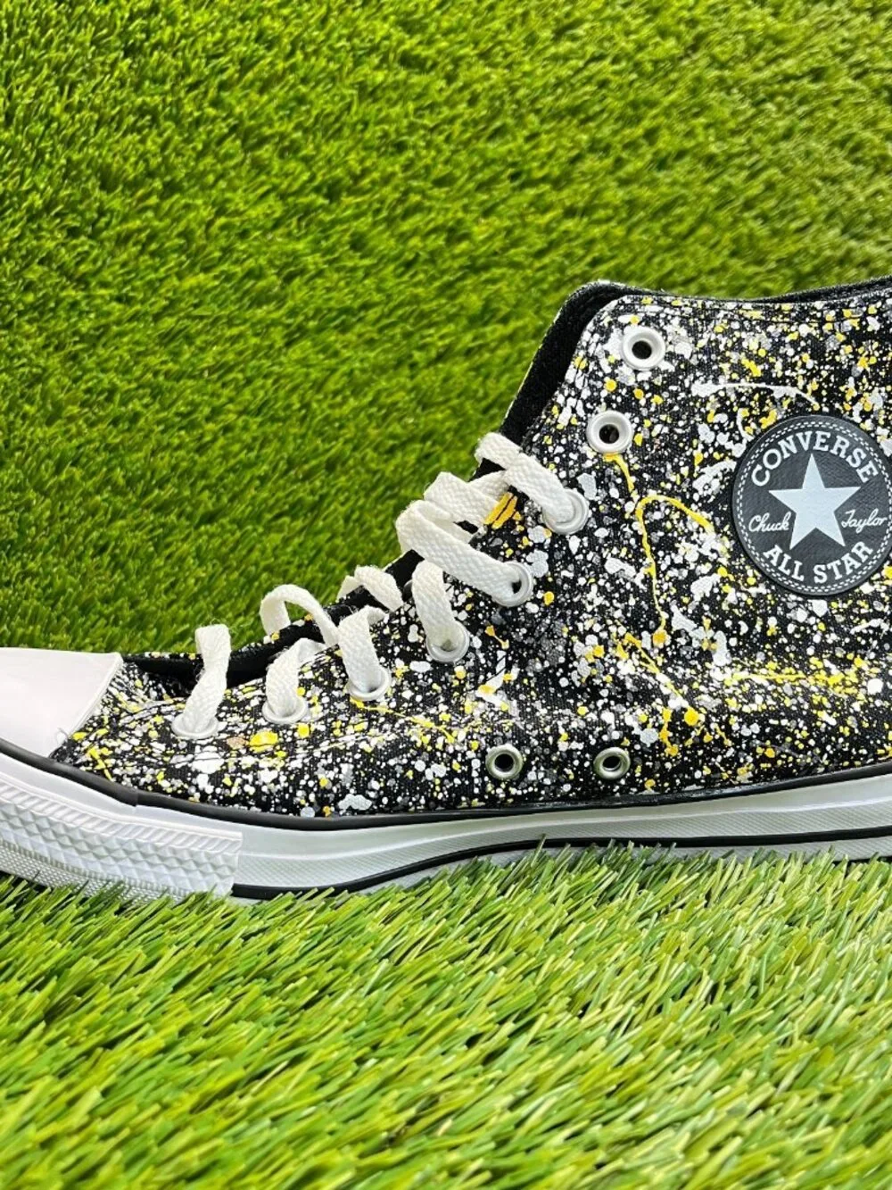 Converse Chuck Taylor All Star Hi Mens Size 10.5 Black Athletic Shoes Sneakers - Picture 2 of 10